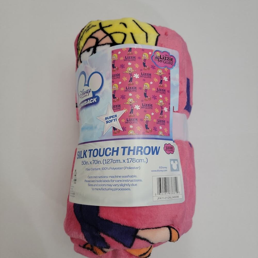 Disney Lizzie McGuire Soft Throw Blanket NWT